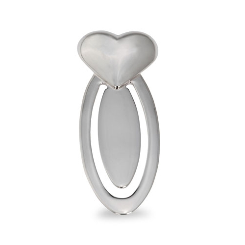 Lesezeichen Herz in echt Sterling-Silber 925