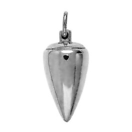 Anhänger Lot, Senkblei in echt Sterling-Silber 925 oder Gold, Ketten- oder Schlüssel-Anhänger