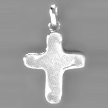 Kreuz Anhänger in echt Sterling-Silber 925 oder Gold, Charm, Ketten- oder Bettelarmband-Anhänger