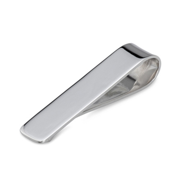 Geldscheinklammer glatt in echt Sterling-Silber 925