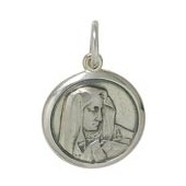 Anhänger Madonna, Marienbild in echt Sterling-Silber 925 oder Gold, Charm, Ketten- oder Bettelarmband-Anhänger