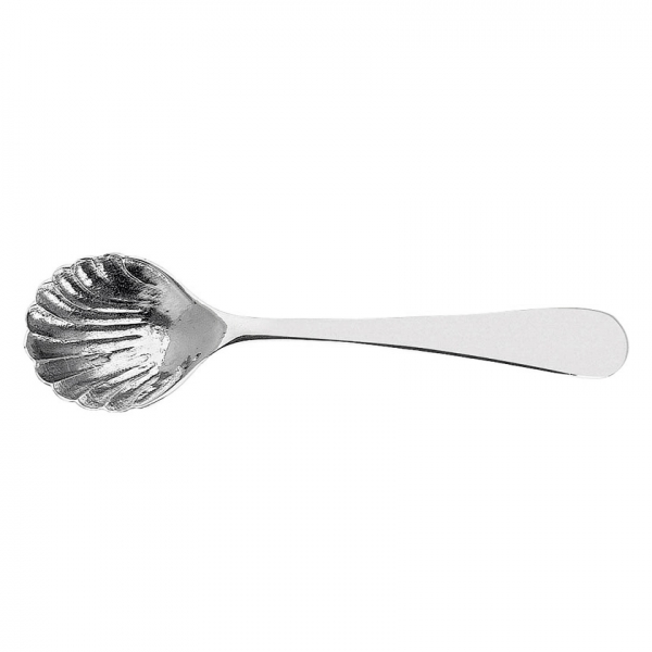 Salzlöffel Muschel in echt Sterling-Silber 925