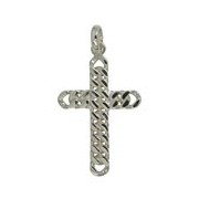 Anhänger Panzerkettenkreuz in echt Sterling-Silber 925, Ketten- oder Schlüssel-Anhänger