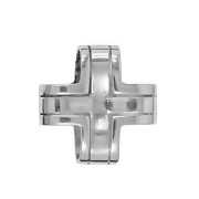 Kettenanhänger Kreuz in echt Sterling-Silber 925 oder Gold 333 oder 585