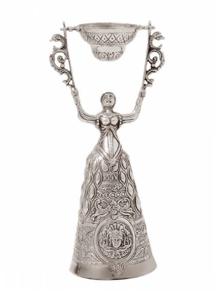 Silberpokal, Brautbecher, Traubecher in echt Silber 835