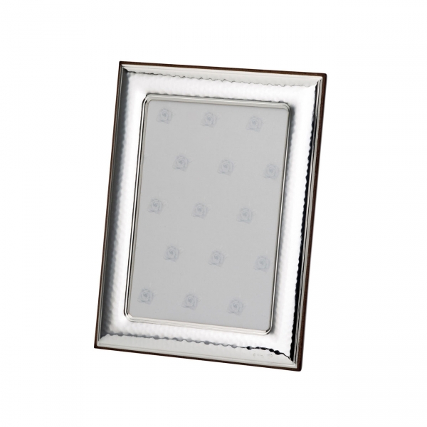 Fotorahmen in echt Sterling-Silber 925, 13 x 18 cm, gehämmert