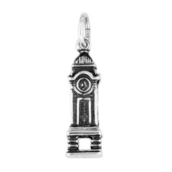 Anhänger Hannover, Kröpcke-Uhr in echt Sterling-Silber 925 oder Gold, Charm, Ketten- oder Bettelarmband-Anhänger