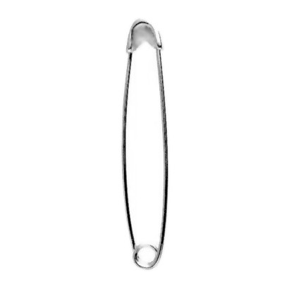 Brosche Sicherheitsnadel in echt Sterling-Silber 925 oder Gold, Silberbrosche, Goldbrosche