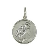 Anhänger Heiliger Antonius von Padua in echt Sterling-Silber 925 oder Gelbgold, Charm, Ketten- oder Bettelarmband-Anhänger