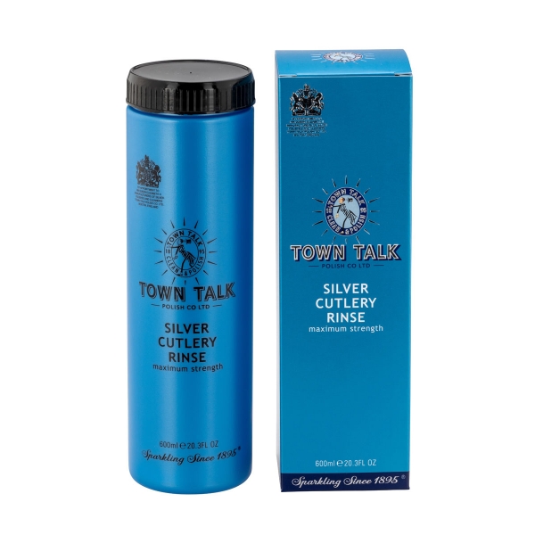 Silberglanztauchbad, Reinigungsbad, Glanzpolitur von "Town Talk Polish Co. Ltd.", Inhalt: 600 ml - Leichte Anwendung zur Politur von Silber & für dauerhaften Anlaufschutz.