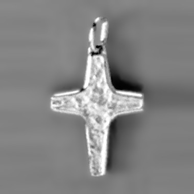 Anhänger, Charm Kreuz in echt Sterling-Silber 925 oder Gold, Ketten- oder Bettelarmband-Anhänger