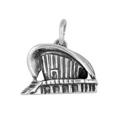 Anhänger Berlin, Kongresshalle in echt Sterling-Silber 925 oder Gold, Charm, Ketten- oder Bettelarmband-Anhänger